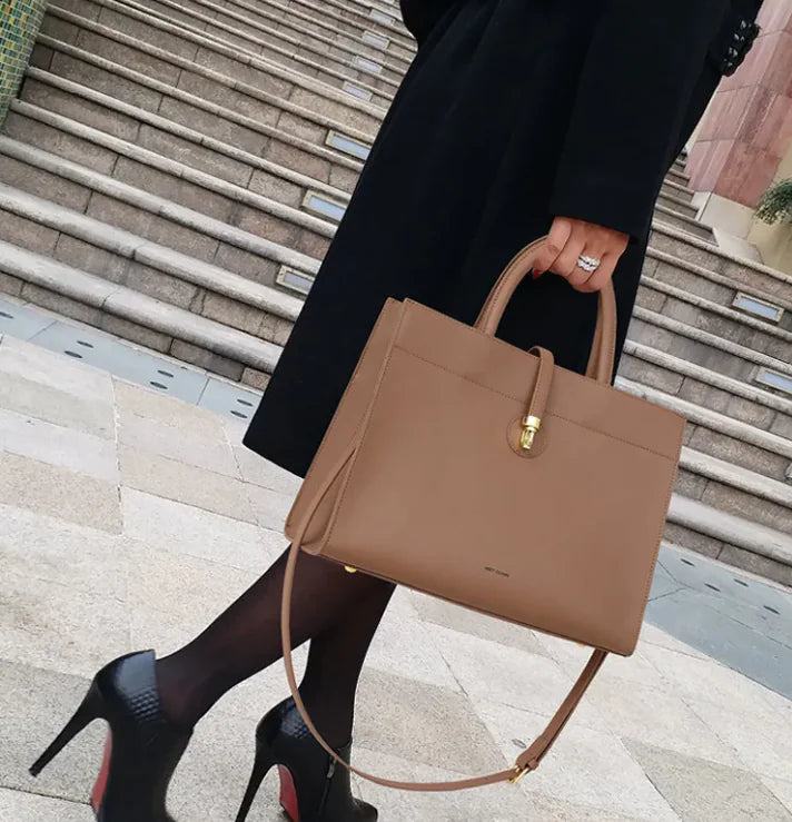 Chic Khaki Shoulder Bag