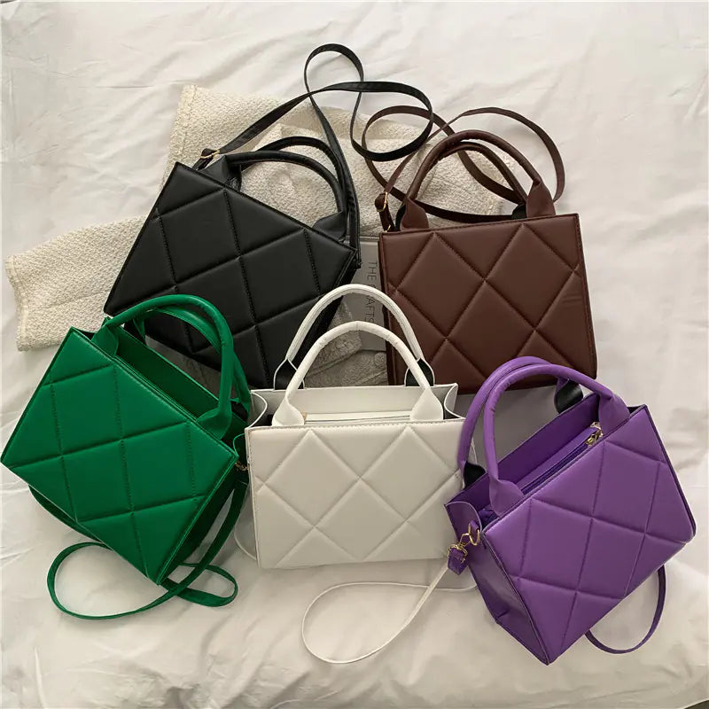 Ladies Fashion Simple Small Square Bag