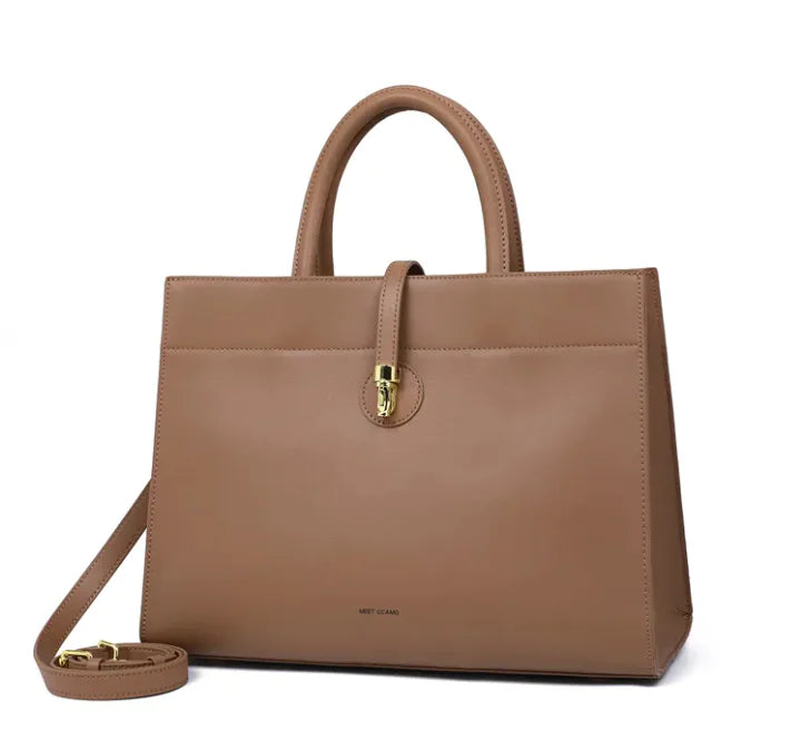 Chic Khaki Shoulder Bag