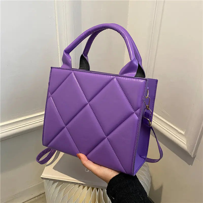 Ladies Fashion Simple Small Square Bag